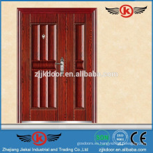 JK-S9213B marco de puerta de acero rollo que forma la máquina / puerta de entrada de hierro / precio del marco de puerta de acero inoxidable